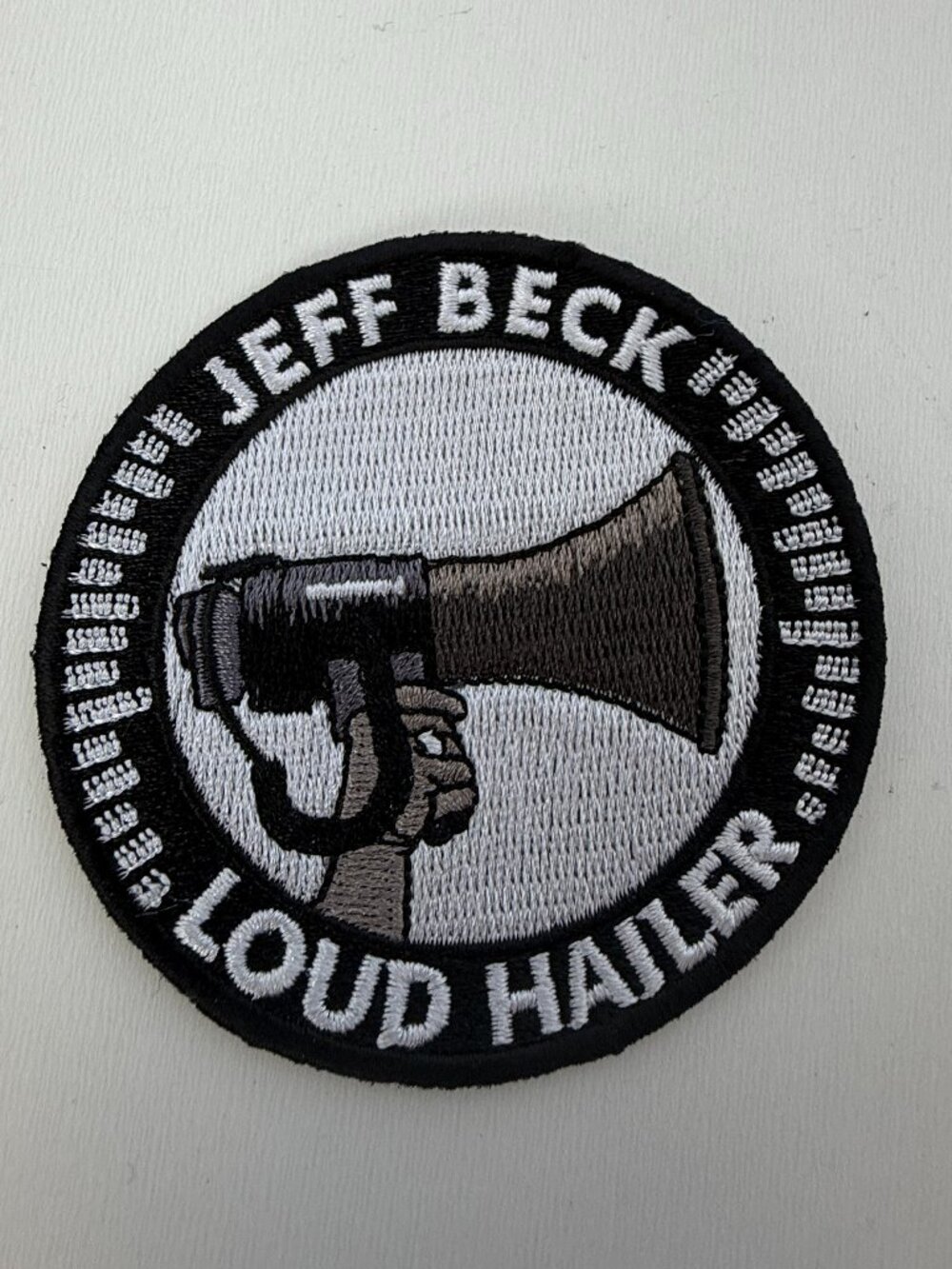 Jeff Beck Loud Hailer Original Promo Embroidered Patch 2016 Rare
